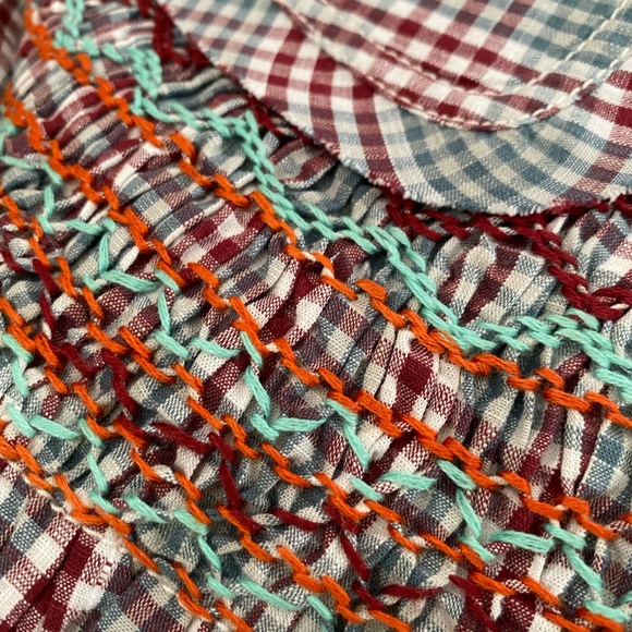 Daily Practice by Anthropologie Short-Sleeve V-Neck Midi Dress XS blue NEW - Picture 6 of 10